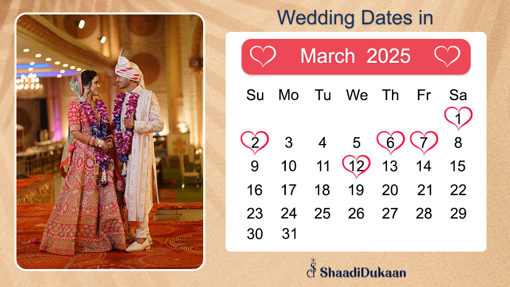 Auspicious Hindu Wedding Dates in 2025